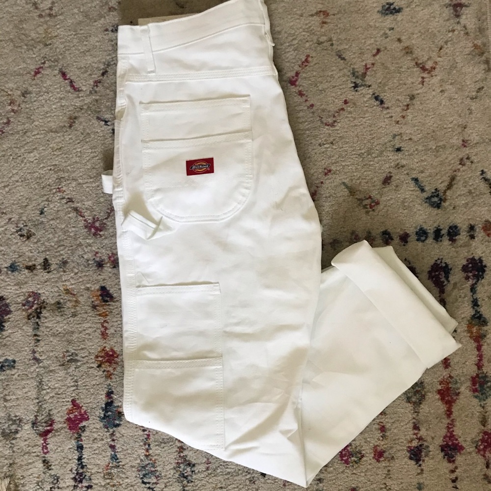 NWOT Dickie’s Painter-Style White Pants